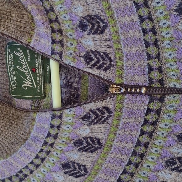 Vintage Woolrich Sweater Zipper Cardigan - Picture 2 of 7